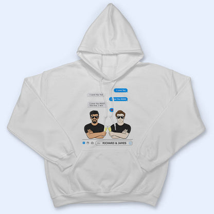 Family Couple I Love You Most - Gift For Couple - Personalized Custom Sweatshirt