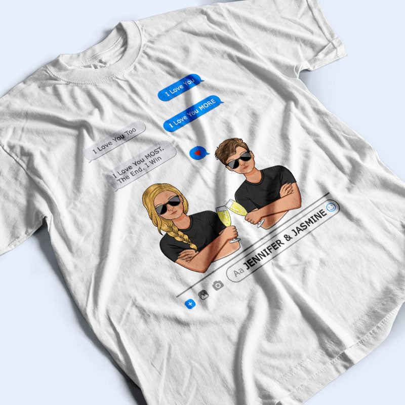 Family Couple I Love You Most - Gift For Couple - Personalized Custom Sweatshirt