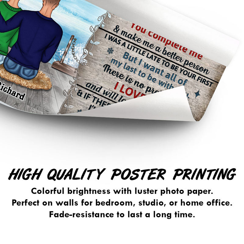 Family Couple The Day I Met You - Personalized Custom Poster