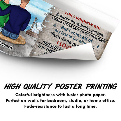 Family Couple The Day I Met You - Personalized Custom Poster