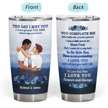 Whom My Soul Loves - Gift For Couples - Personalized Custom Tumbler