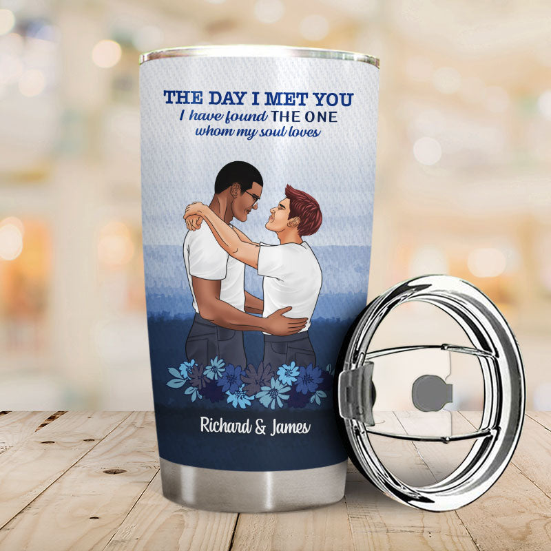 Whom My Soul Loves - Gift For Couples - Personalized Custom Tumbler