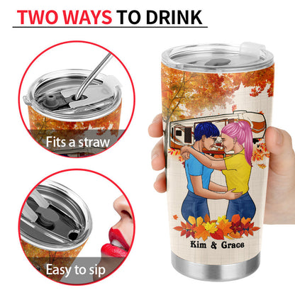 Camping Couple We're Better Together - Personalized Custom Tumbler