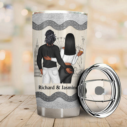 Couple Always Be By Your Side - Personalized Custom Tumbler