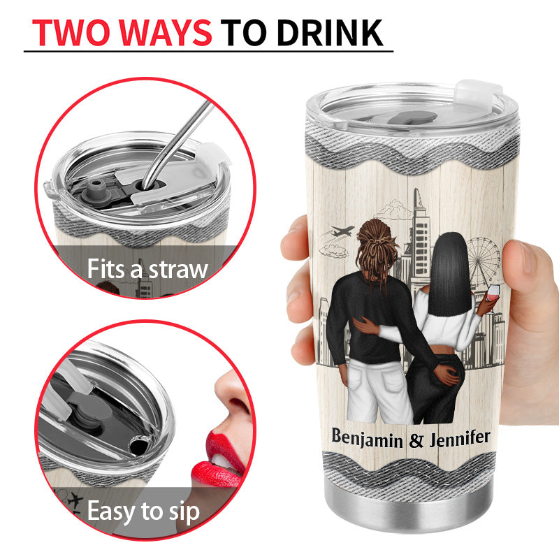 Couple Gift When I Say I Love You More - Personalized Custom Tumbler