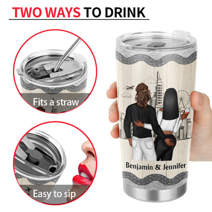 Couple Gift When I Say I Love You More - Personalized Custom Tumbler