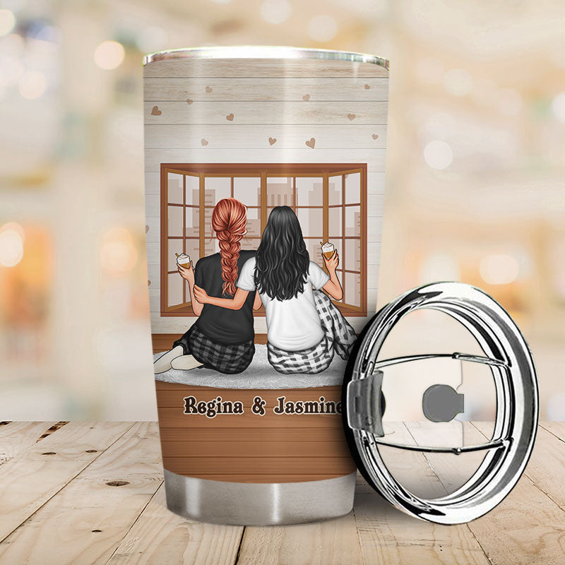 Couple Gift Touch Your Butt - Personalized Custom Tumbler