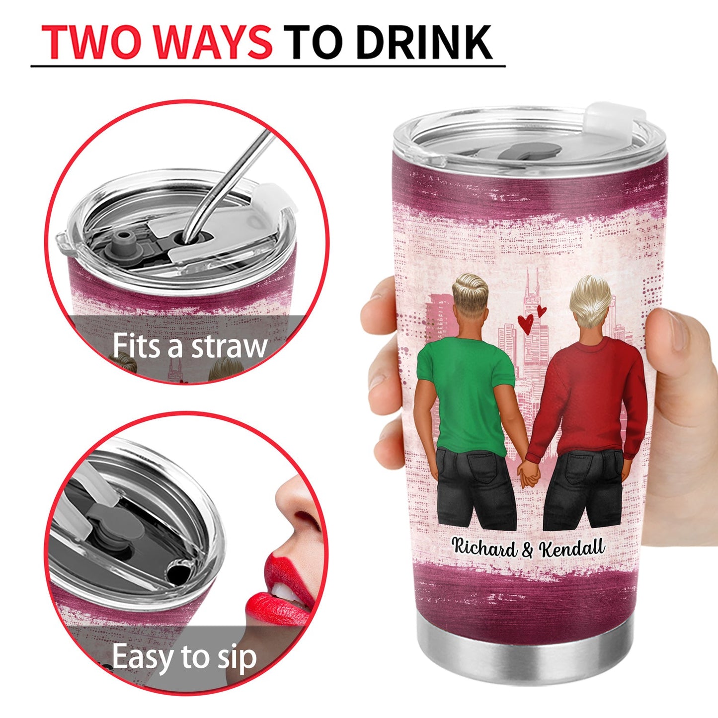 You're Everything I Want - Gift For Couples - Personalized Custom Tumbler