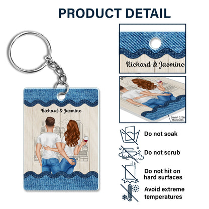 Couple You're The Only One I Want To Annoy - Gift For Couple - Personalized Custom Rectangle Acrylic Keychain