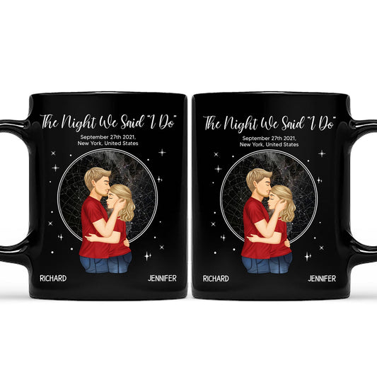 Star Map Couple The Night We Said I Do - Gift For Couples - Personalized Mug
