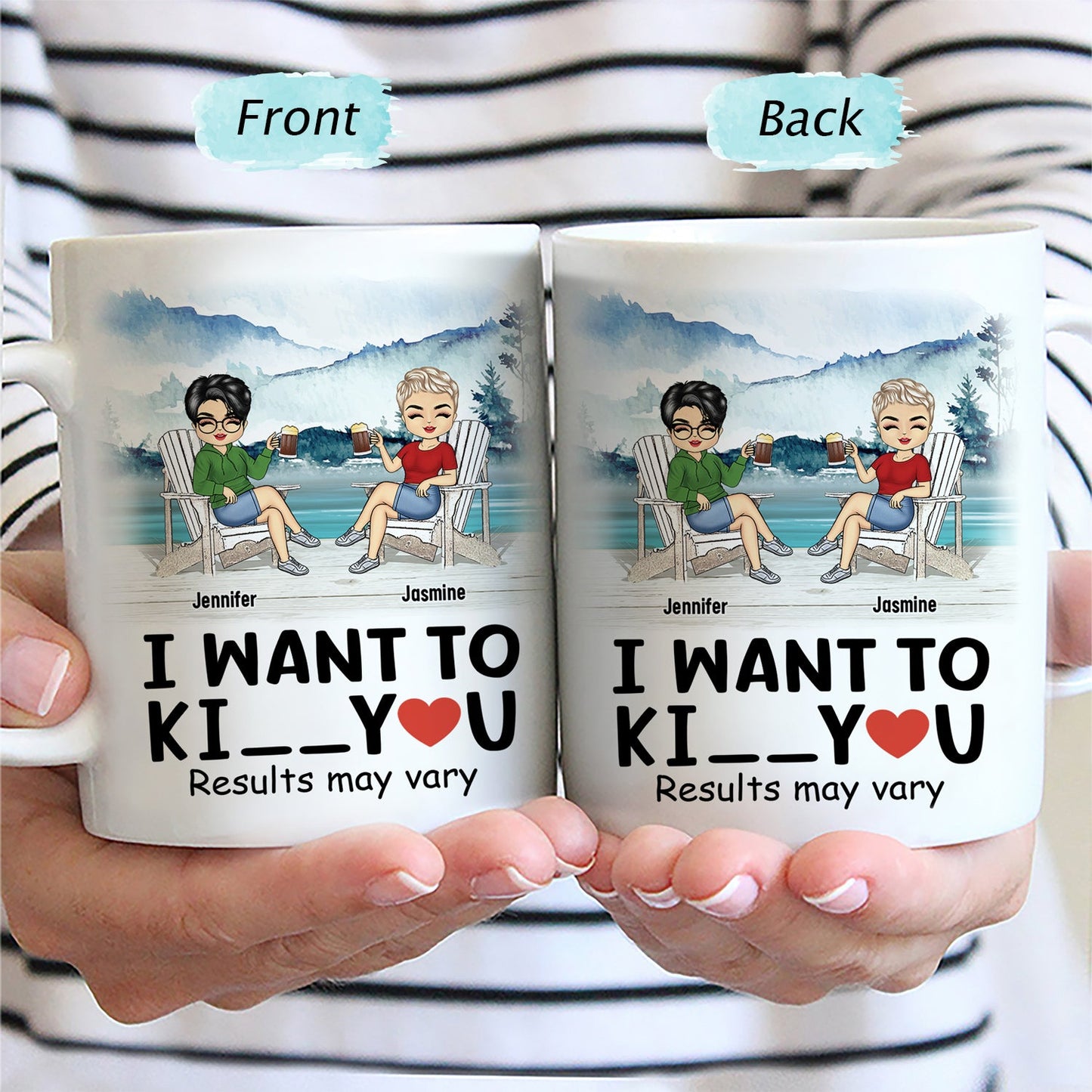 Results May Vary - Gift For Couples - Personalized Mug