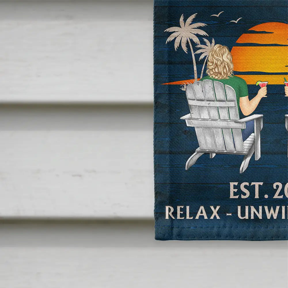 Poolside Paradise - Personalized Flag