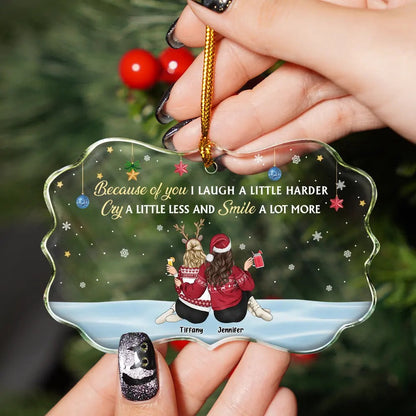 The Love Between Brothers & Sisters Is Forever - Personalized Medallion Acrylic Ornament