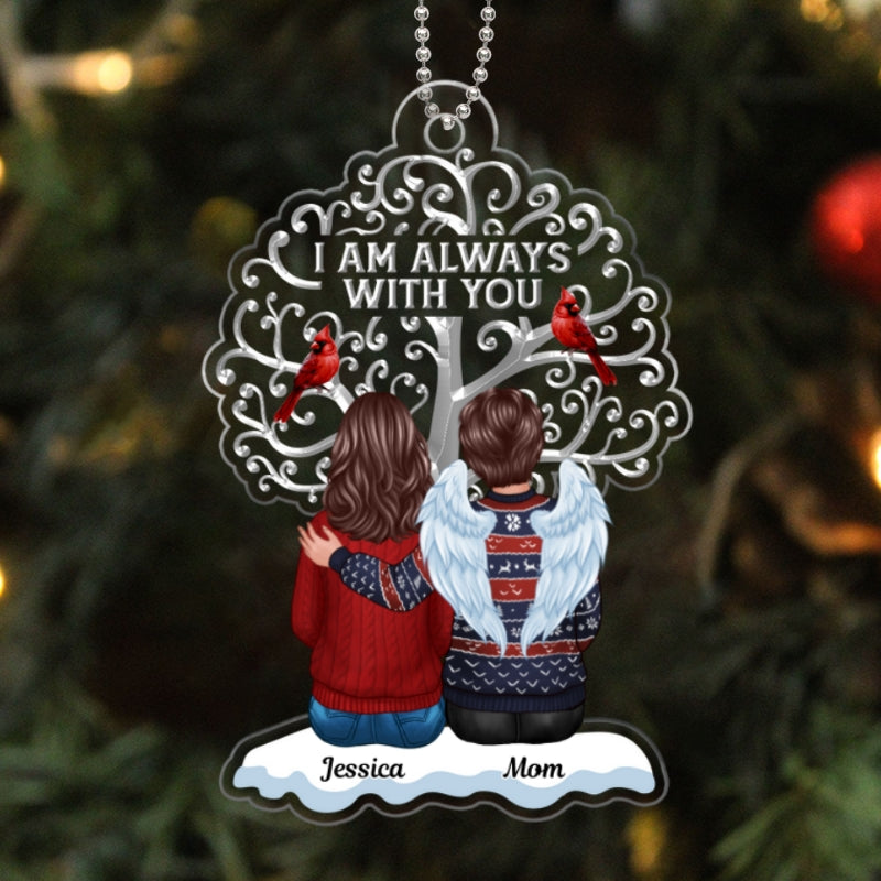 Memorial Tree Cardinal Remembrance Keepsake Personalized Acrylic Ornament