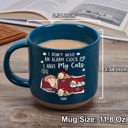 My Cat Alarm Clock - Personalized Custom Pottery Mug