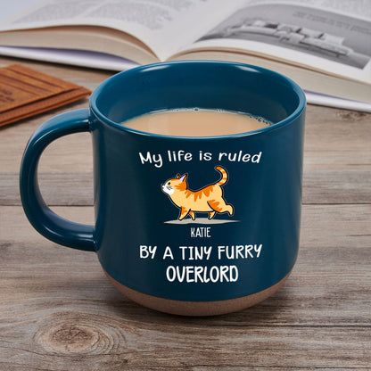 Ruled By Tiny Furry Overlords - Personalized Custom Pottery Mug