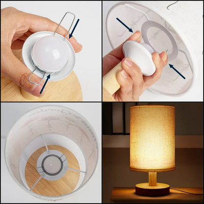 My Favorite Place In All The World - Personalized Fabric Lamp