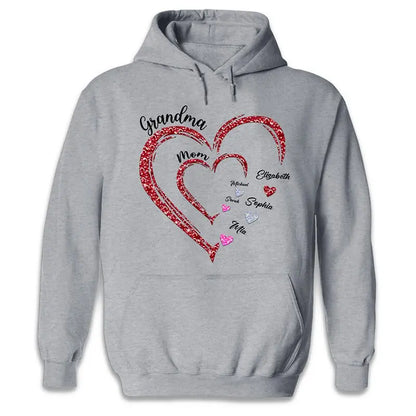 Family - A Garden Of Love Grows In A Granny's Heart - Personalized Unisex T-Shirt, Hoodie , Sweatshirt (HJ) Shirts & Tops The Next Custom Gift