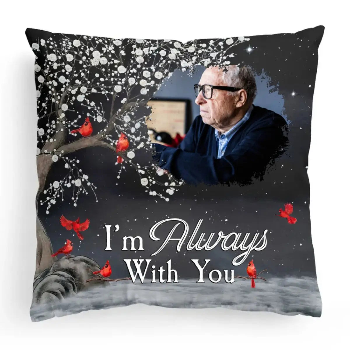 Family - A Hug From Heaven I'm Always With You - Personalized Photo Pillow(AQ)  The Next Custom Gift