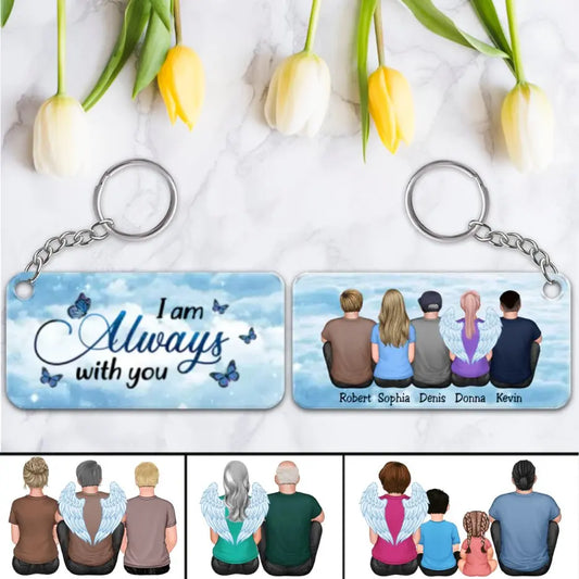 Family - Always With You Sky Family Members - Personalized Acrylic Keychain (HJ) Keychain The Next Custom Gift