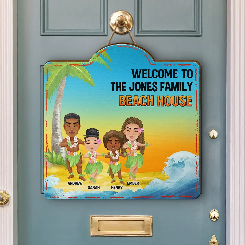 Family Backyard Oasis - Personalized Custom Shaped Wood Sign Wood Sign The Next Custom Gift