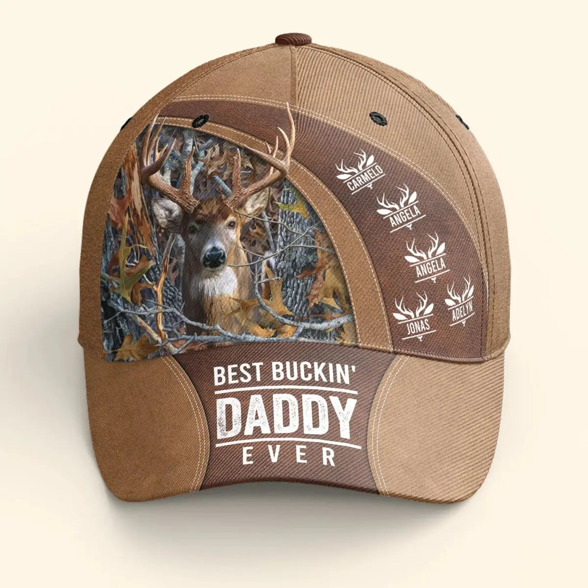 Family - Best Buckin' Dad Ever Custom Papa Grandpa Father - Personalized Classic Cap Hat The Next Custom Gift