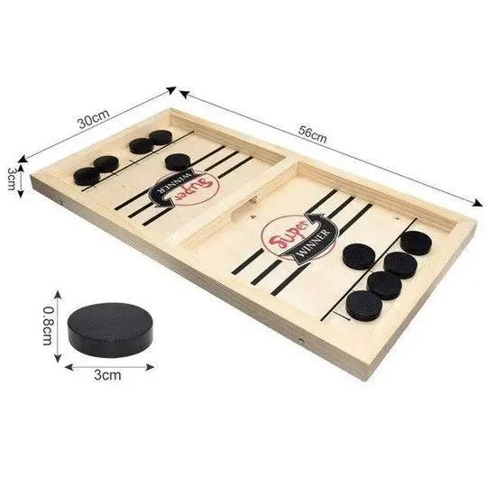 Family - Best Interactive Game Ever - Fast Sling Puck Game - Gift For Family, Friends, Children Games The Next Custom Gift