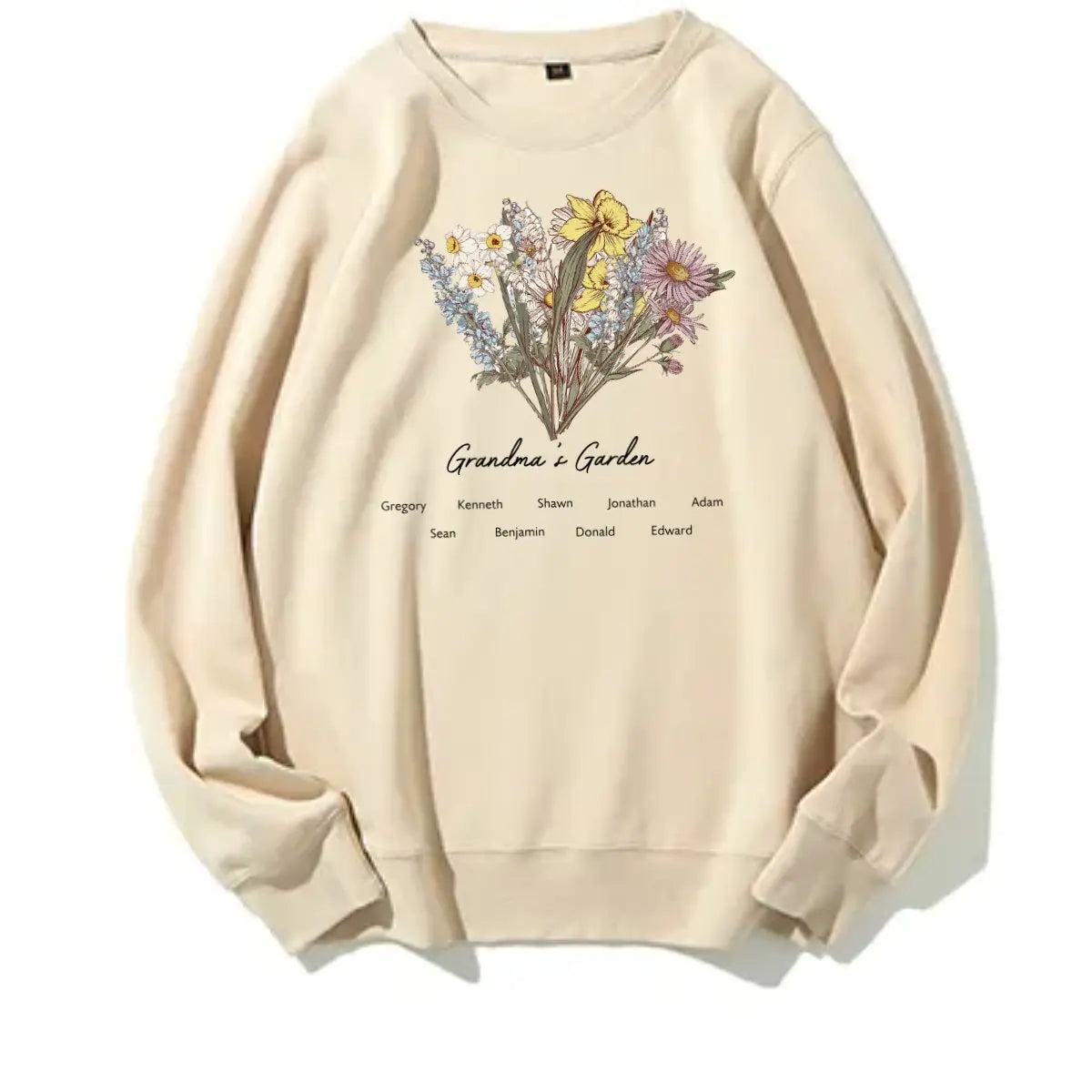 Family - Birth Flower Bouquet - Personalized Sweatshirt, Hoodie Shirts & Tops The Next Custom Gift