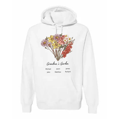 Family - Birth Flower Bouquet - Personalized Sweatshirt, Hoodie Shirts & Tops The Next Custom Gift