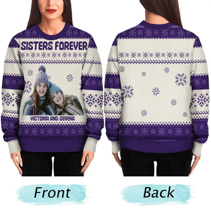 Family - Christmas, Funny Gift For Family, Couple, Dad, Mom, Grandpa, Grandma - Personalized Unisex Ugly Sweater Sweater The Next Custom Gift