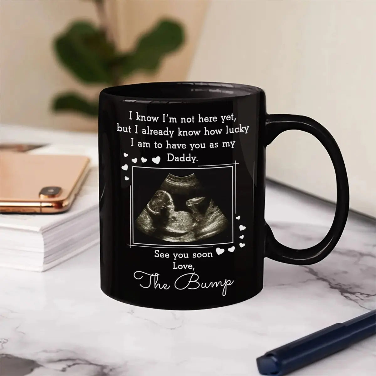 Family - Custom I Know I'm Not Here Yet - Personalized Black Mug mug The Next Custom Gift