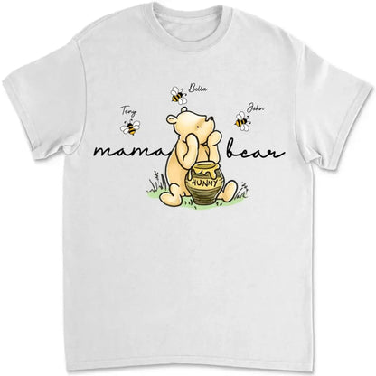 Family - Custom Mama Bear Shirt- Personalized Unisex T-shirt T-shirt The Next Custom Gift