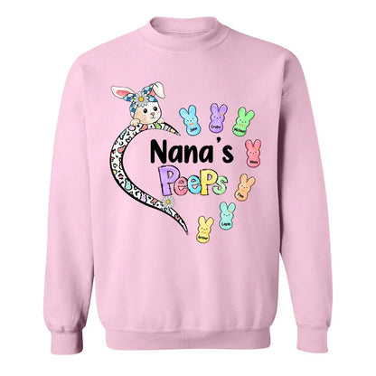 Family - Custom Nana Mimi Shirt, Custom Name Kid Bunny, Custom Easter Day Shirt, Easter Family, For Kids Easter, Easter Bunnys - Personalized Unisex T-shirt Shirts & Tops The Next Custom Gift