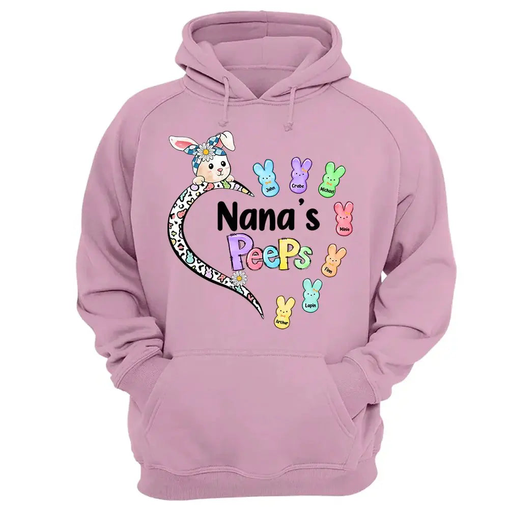 Family - Custom Nana Mimi Shirt, Custom Name Kid Bunny, Custom Easter Day Shirt, Easter Family, For Kids Easter, Easter Bunnys - Personalized Unisex T-shirt Shirts & Tops The Next Custom Gift