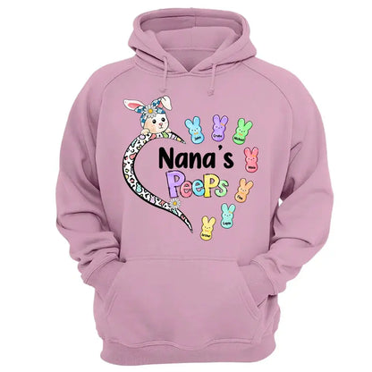 Family - Custom Nana Mimi Shirt, Custom Name Kid Bunny, Custom Easter Day Shirt, Easter Family, For Kids Easter, Easter Bunnys - Personalized Unisex T-shirt Shirts & Tops The Next Custom Gift