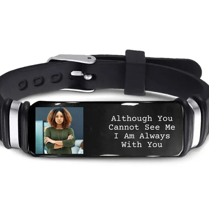 Family - Custom Photo I'll Carry You - Personalized Photo Bracelet (AQ) Bracelets The Next Custom Gift