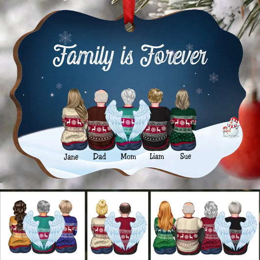 Family - Family Is Forever - Personalized Christmas Ornament