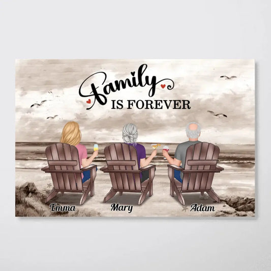 Family - Family Is Forever - Personalized Poster (NM) Poster The Next Custom Gift