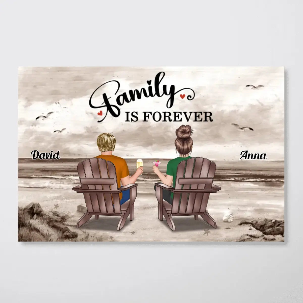 Family - Family Is Forever - Personalized Poster (NM) Poster The Next Custom Gift