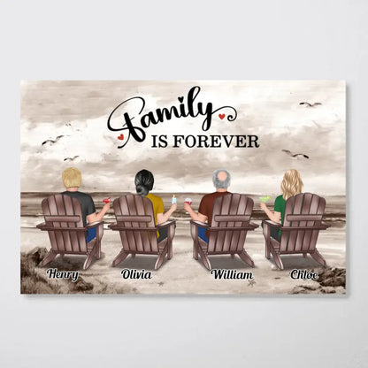 Family - Family Is Forever - Personalized Poster (NM) Poster The Next Custom Gift