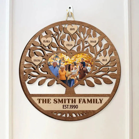 Family  - Family Is Like Branches On A Tree - Personalized Wooden Plaque  The Next Custom Gift