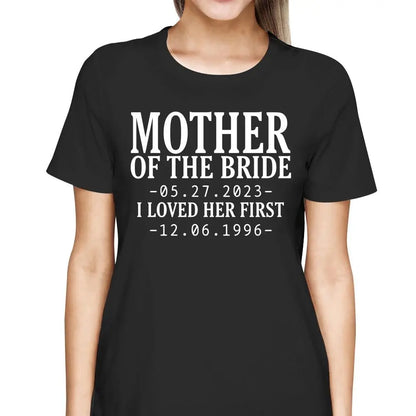 Family - Father Of The Bride I Loved Her First - Personalized Unisex T-shirt (LH) Shirts & Tops The Next Custom Gift