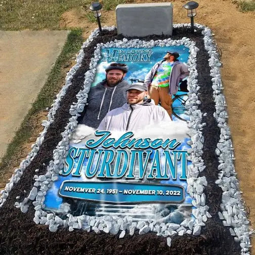 Family - Forever In Our Hearts - Personalized Grave Blanket(NV) Blanket The Next Custom Gift