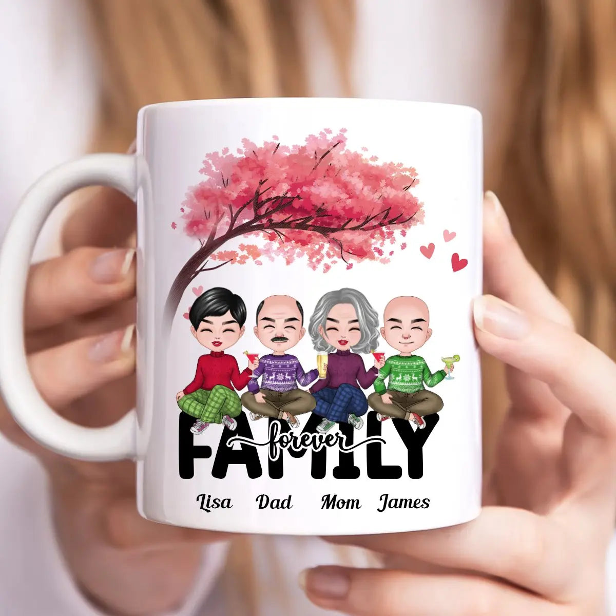 Family Forever - Personalized Mug mug The Next Custom Gift