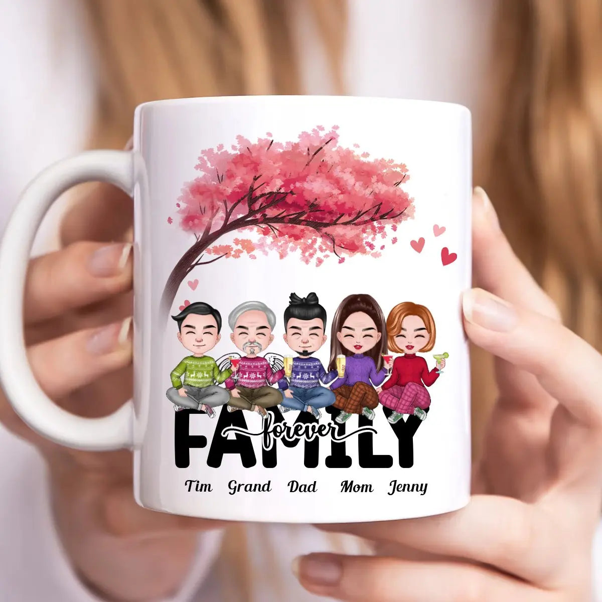 Family Forever - Personalized Mug mug The Next Custom Gift