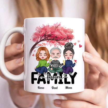 Family Forever - Personalized Mug mug The Next Custom Gift