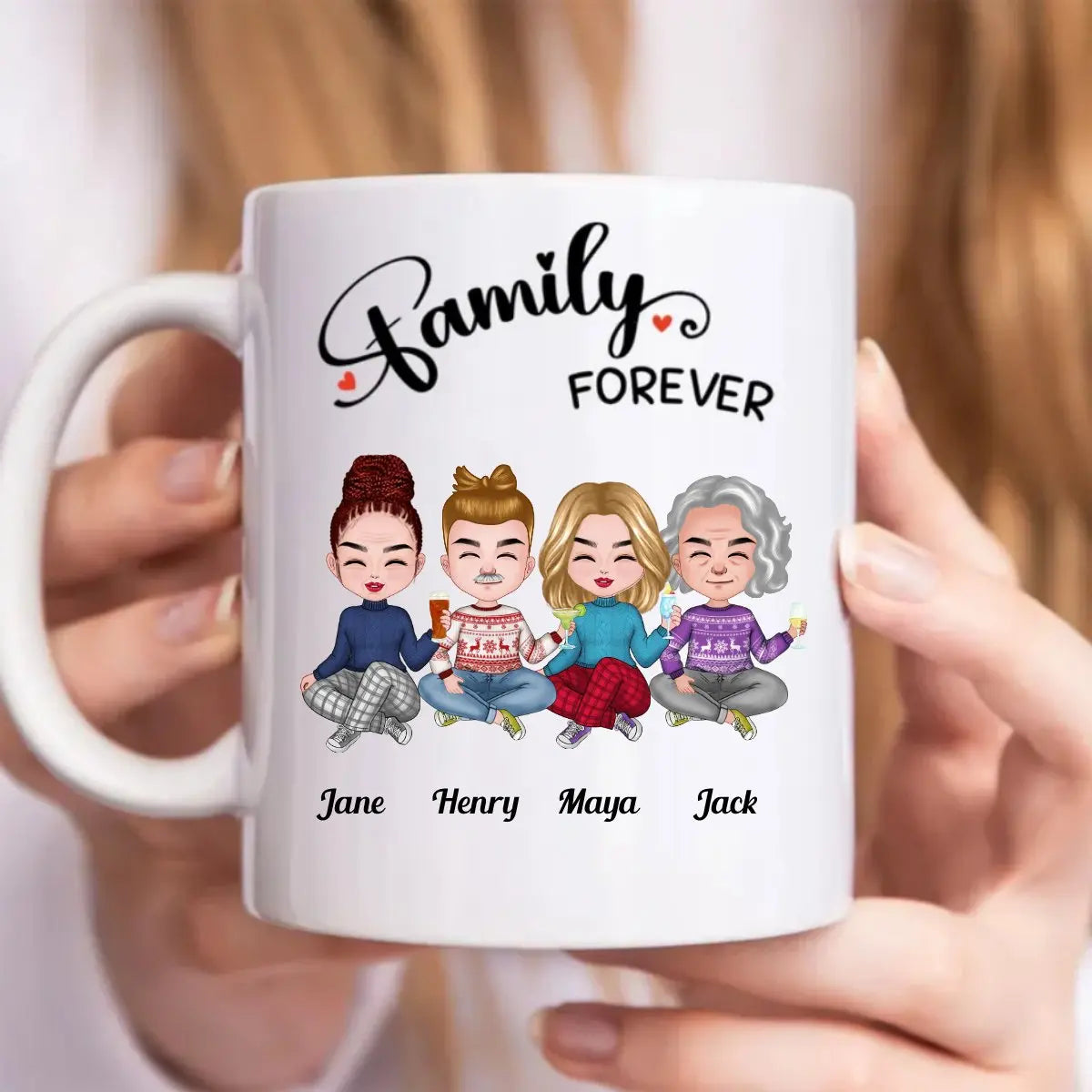 Family Forever - Personalized Mug (SA) Mug The Next Custom Gift