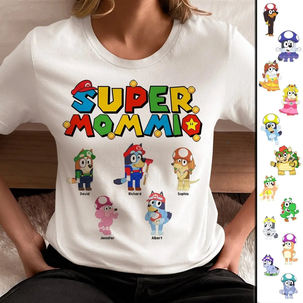 Family - Funny Supper Mommio - Personalized T-shirt, Hoodie, Sweatshirt Shirts & Tops The Next Custom Gift