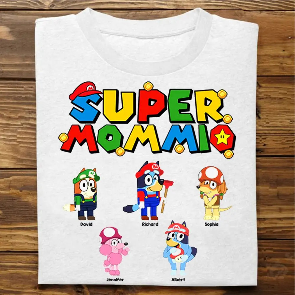 Family - Funny Supper Mommio - Personalized T-shirt, Hoodie, Sweatshirt Shirts & Tops The Next Custom Gift