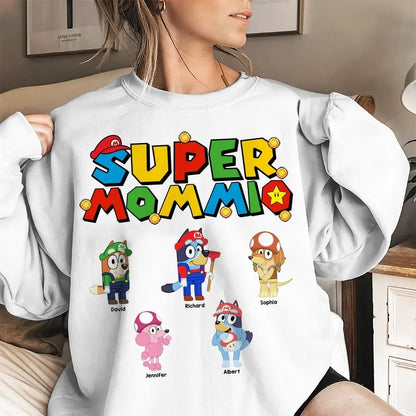 Family - Funny Supper Mommio - Personalized T-shirt, Hoodie, Sweatshirt Shirts & Tops The Next Custom Gift